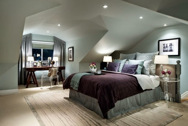 bedroom ceiling design: modern ceiling design with spot lights