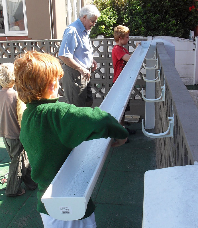 Mel's Mouthful on Mothering: Green Fingers: Gutter Gardens