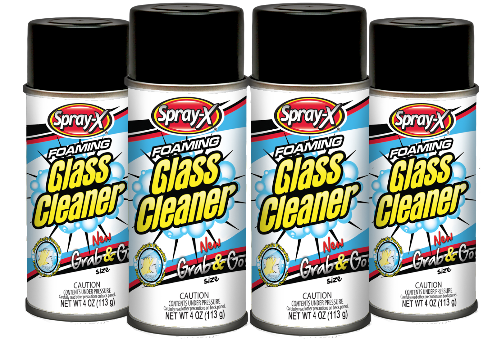 SprayX America's Favorite Foaming Glass Cleaner April 2013