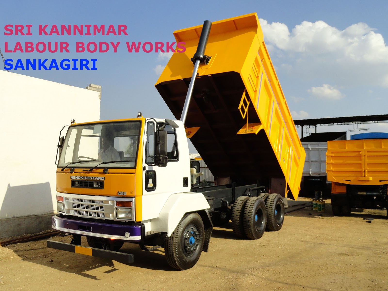 SRI KANNIMAR LABOUR BODY BUILDERS NEW TRUCK BODY BUILDING
