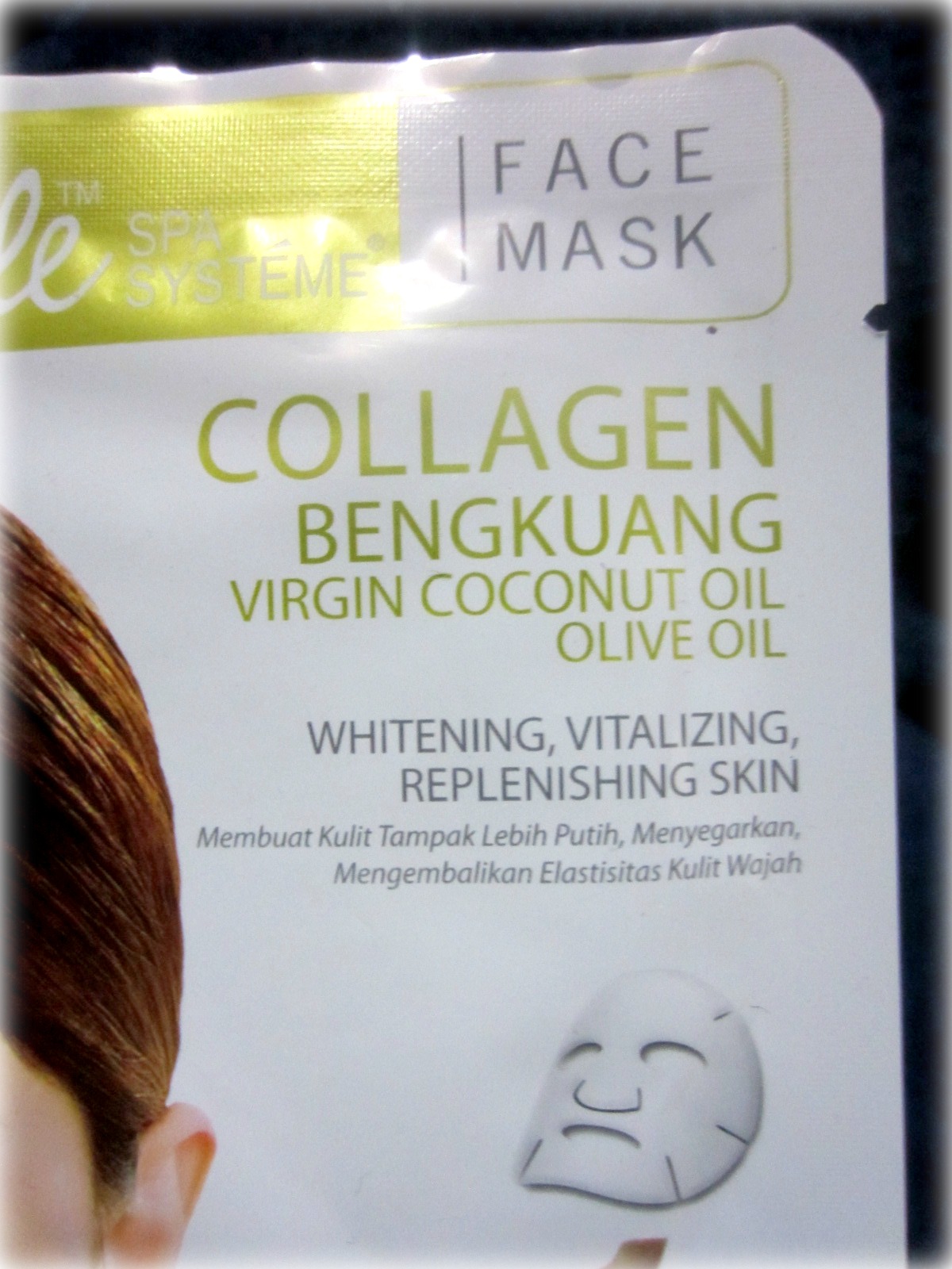 Weekly Face Mask Vivelle Collagen Bengkuang Face Mask AND Mentholatum