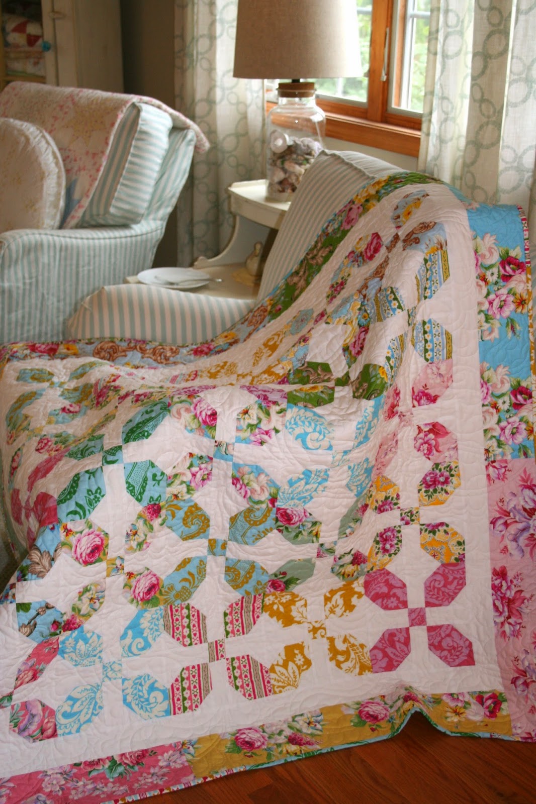 Sewn With Grace Quilt Finish Water Lily