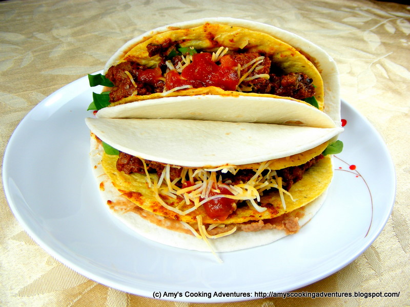 Soft & Crispy Steak Tacos