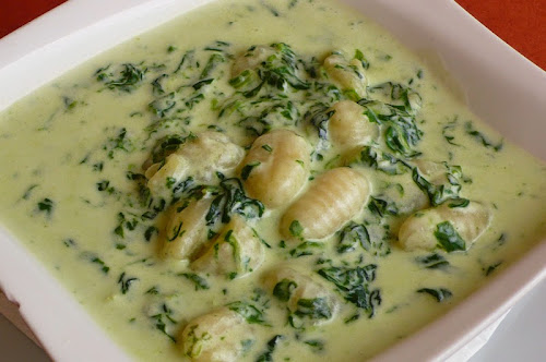 Spenótos gnocchi (Fonte, Budapest)