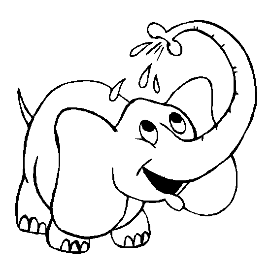 Baby Elephant :: Drawing :: Colouring Pictures