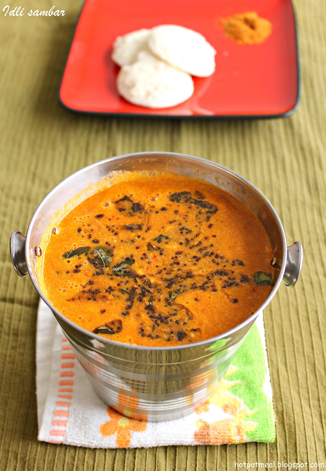 Hot pot cooking: Sambar (Restaurant style)