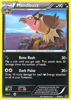 Mandibuzz Emerging Powers Set Pokemon Card