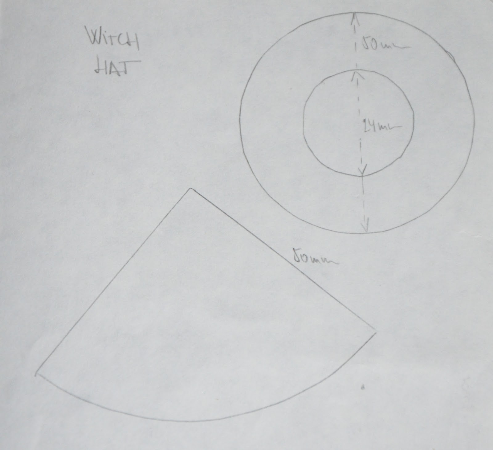 Wee Little Delights: Miniature Witch Hat Tutorial