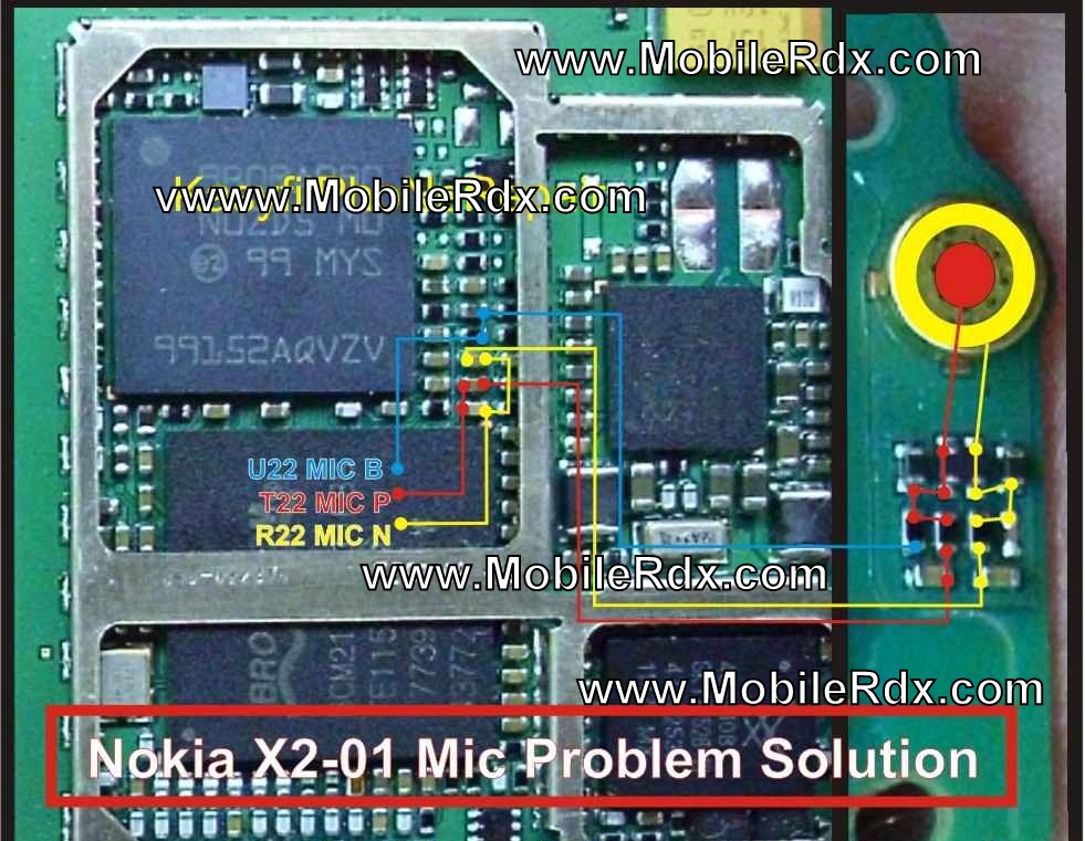 حل عطل مايك نوكيا X2-01 Nokia+x2-01+mic+solution+ways