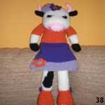 patron gratis vaca amigurumi, free pattern amigurumi cow 