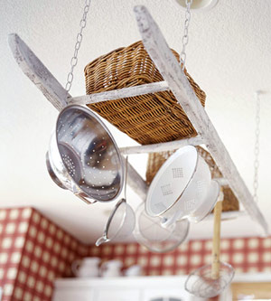 Ladder Pot Rack Ladder Pot Rack