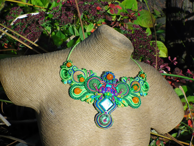 Naszyjnik dla Elwiry, sutasz, proj. Agnieszka Kloc, fot. M.Kloc 2013 r. Sutasz Agama / Soutache Jewellery