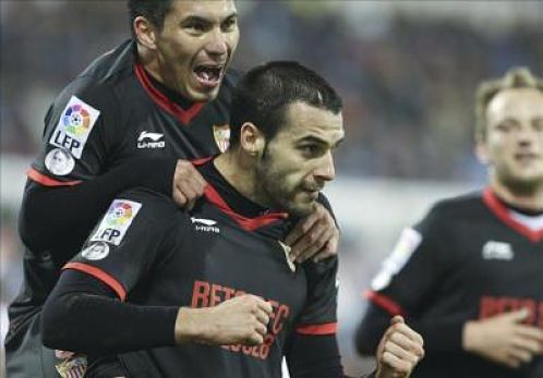 El Sevilla gana de penalti 1-0 al Zaragoza El Sevilla gana de penalti 1-0 al Zaragoza