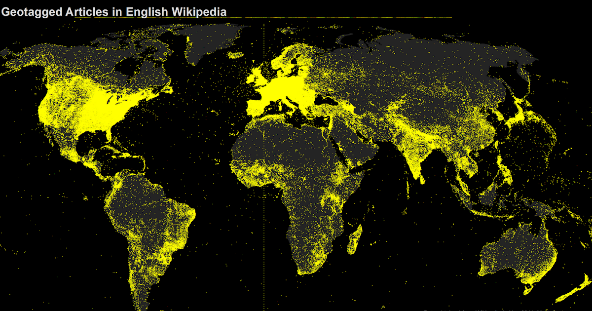 floatingsheep Mapping Wikipedia Globally
