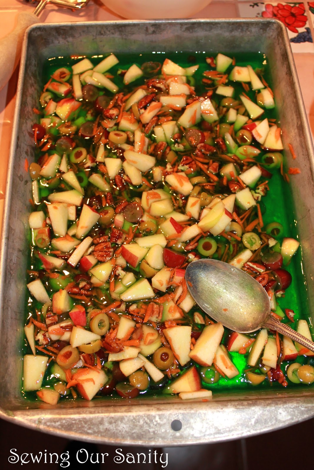 Sewing our Sanity Green Jello Salad Recipe A Family Favorite?