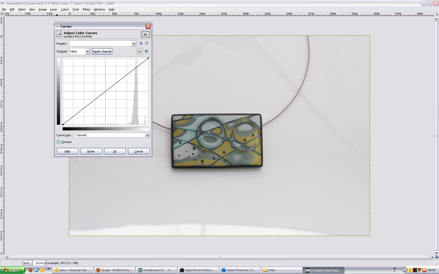 Etsy Poland Team Editing photos in Gimp 5 steps to a white background