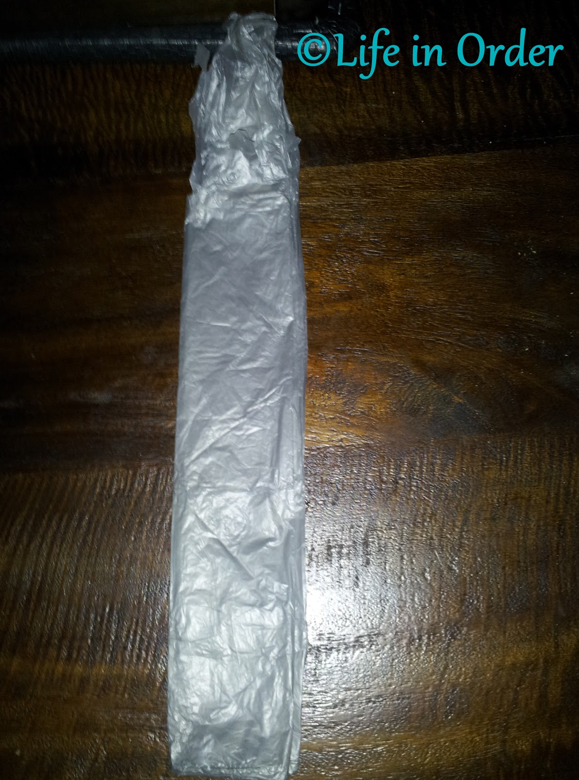 Life in Order How to Fold a Plastic Bag!