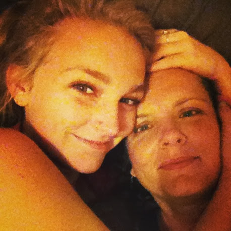 stella & mom last night