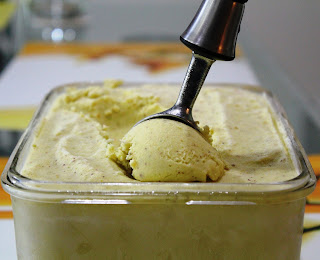 Saffron Pistachio Ice Cream