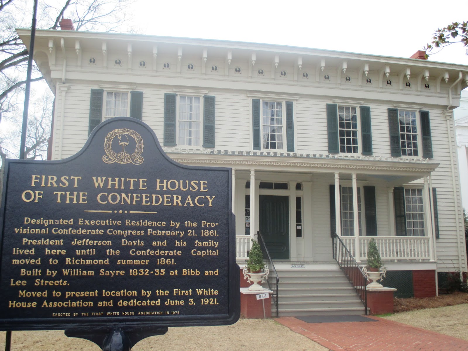 POTUS historical sites POTCS historical sites Jefferson Davis