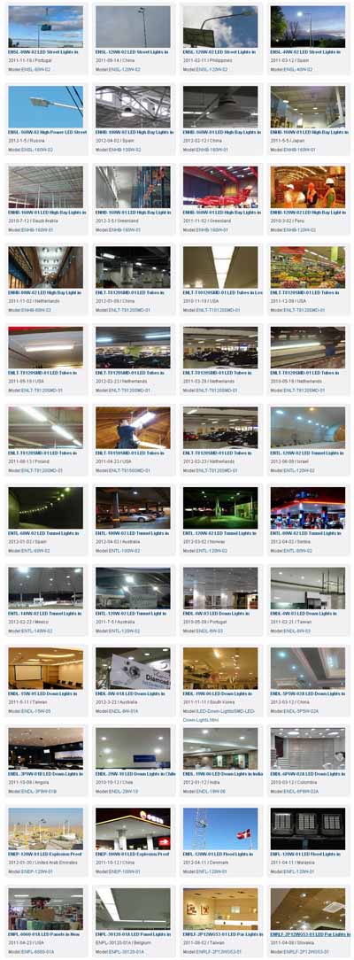 The World S Largest Led Manufacturer Launched Latest 30 Categories Of Eneltec Led Lights Preview Including Street Light Downlight High Bay Grow
