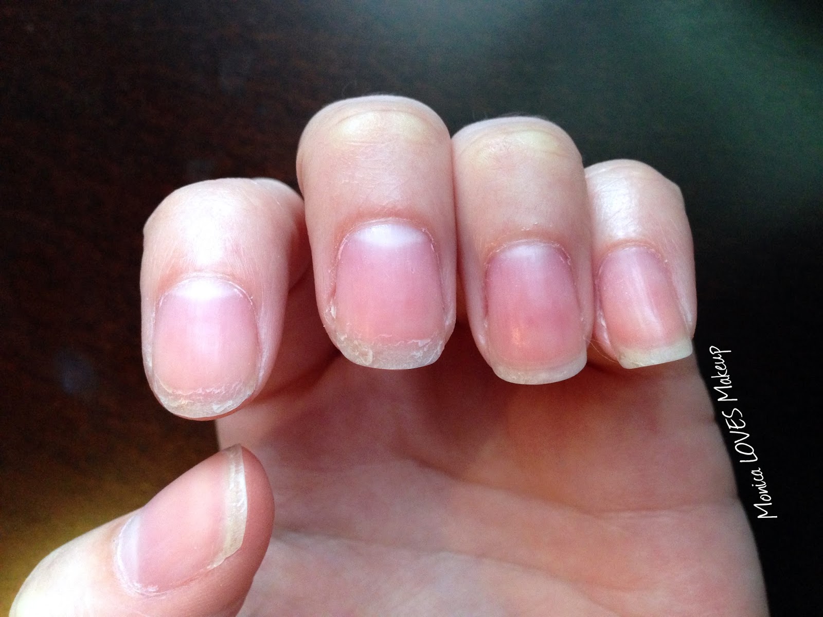 Monica LOVES Makeup Nutra Nail Rock Hardener Starting Day