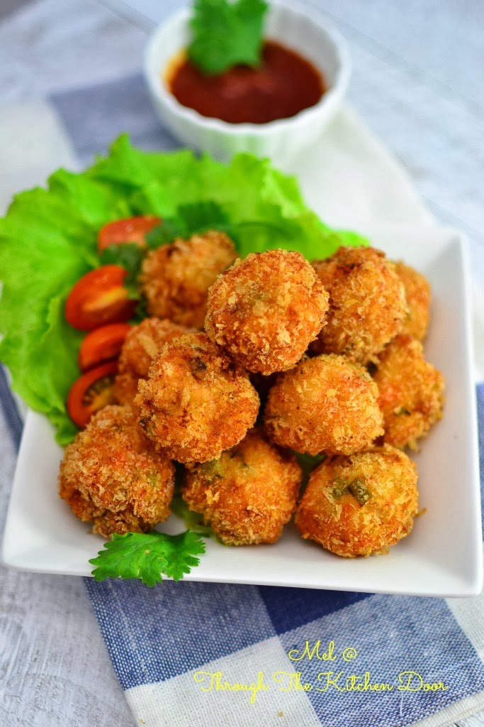 Through The Kitchen Door Fried Shrimp Balls