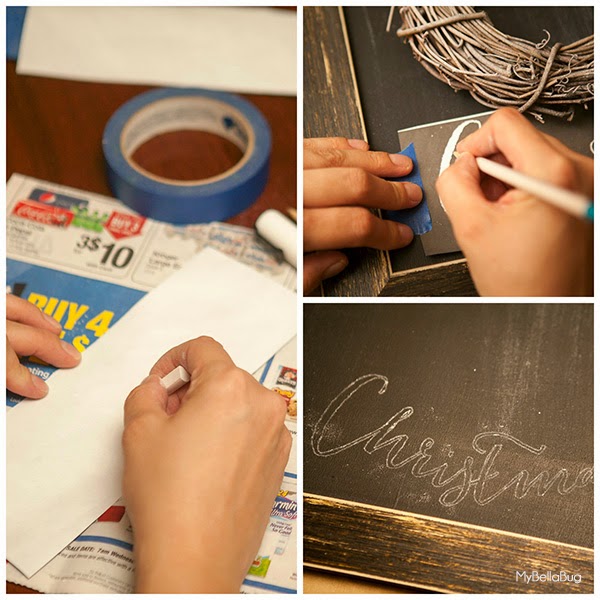 MyBellaBug How To Transfer Letters To Chalkboard
