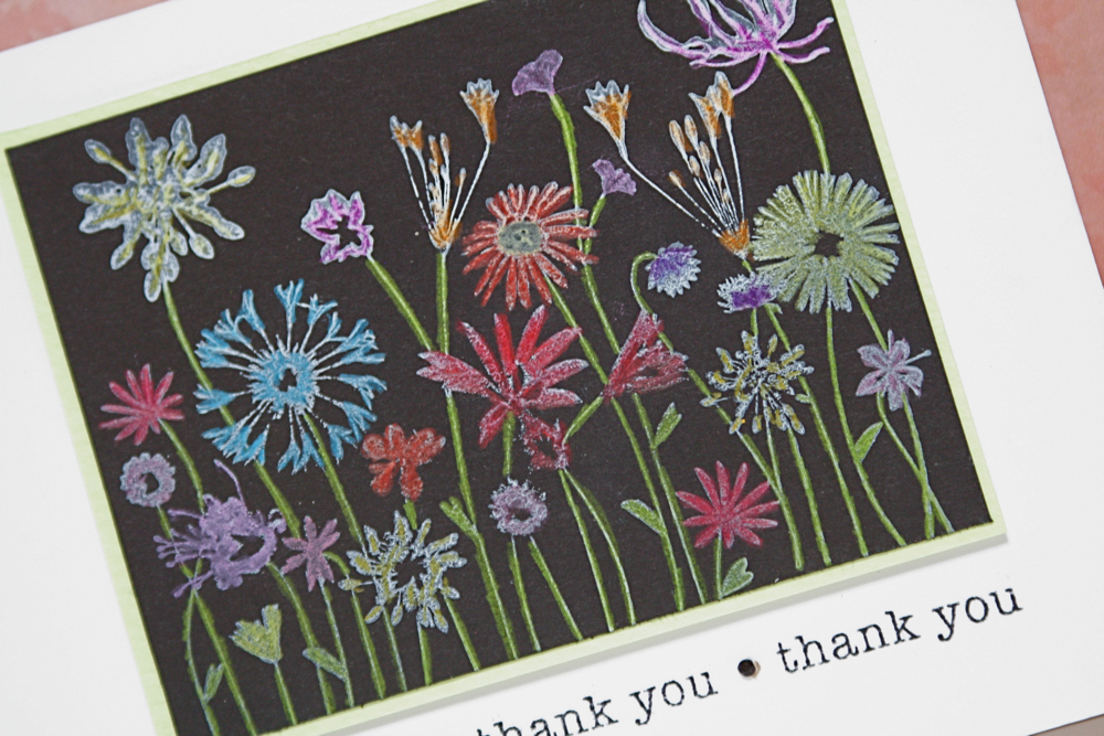 robe décolletée: colouring on black paper