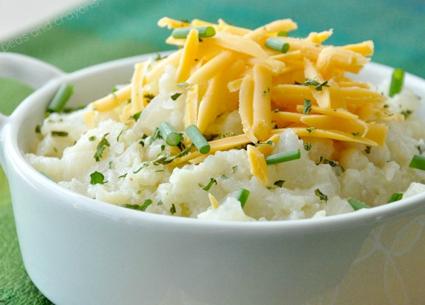 Caramelized Onion and Roasted Garlic Mashed Cauliflower