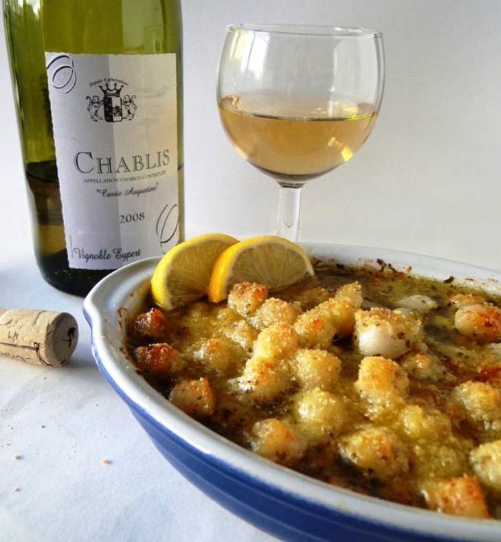 The Bestest Recipes Online Baked Scallops Gratin