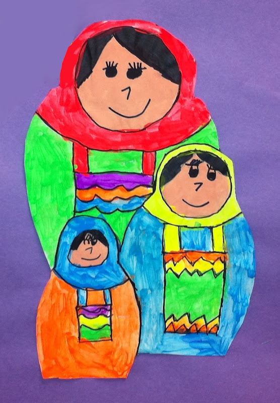 Matryoshka Doll Art Lesson savvy teaching tips