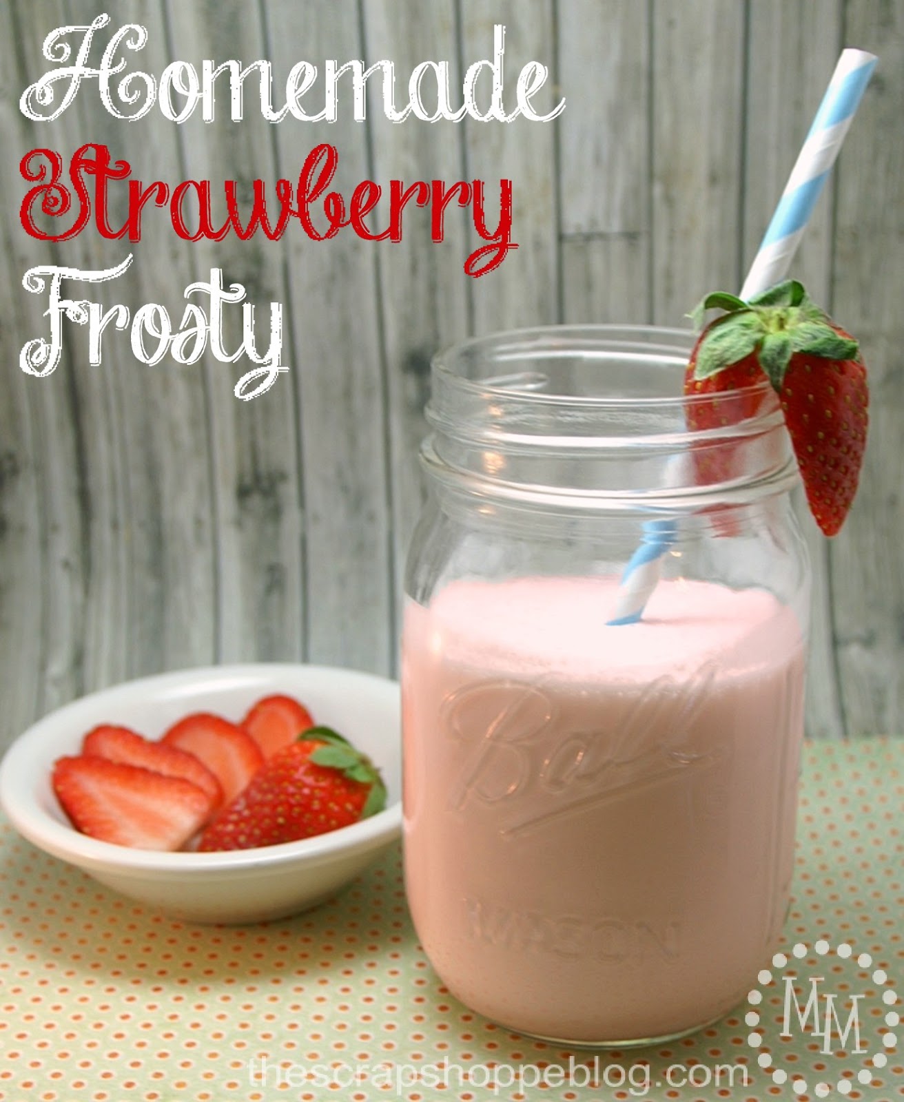 How to Make a Strawberry Frosty  