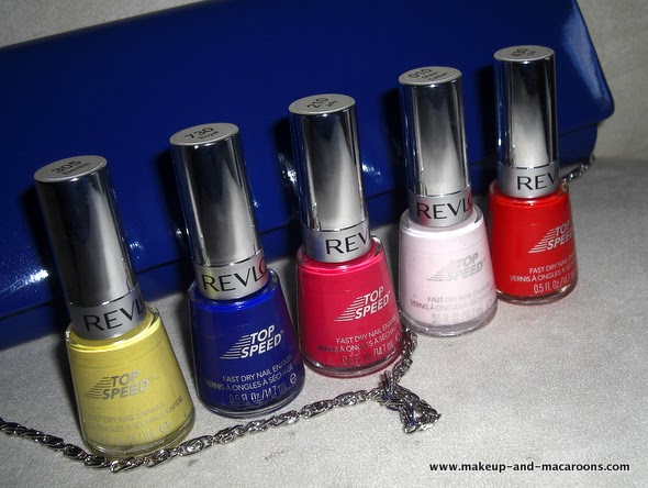 Makeup and Macaroons: Revlon Top Speed Nailpolishes - swatches and review