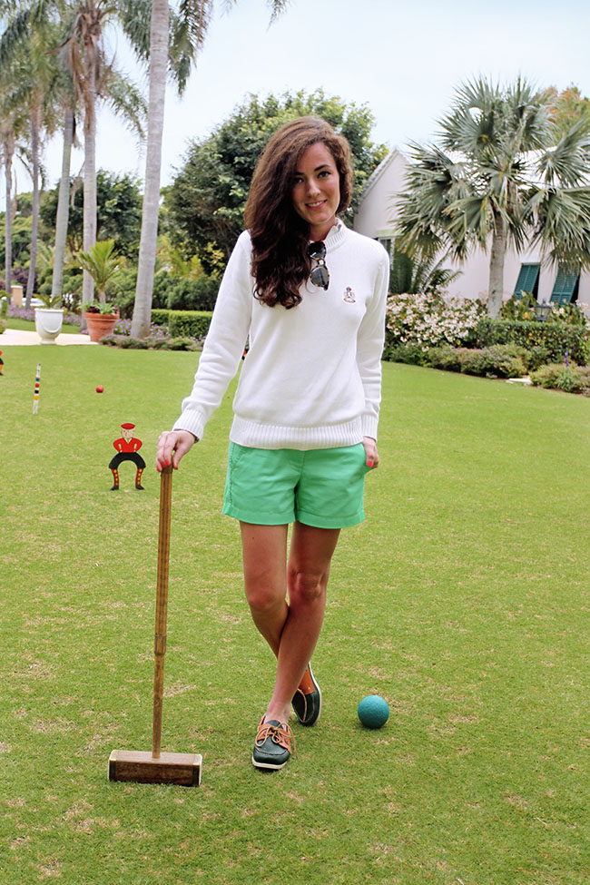 Classy Girls Wear Pearls Happy Hour Croquet