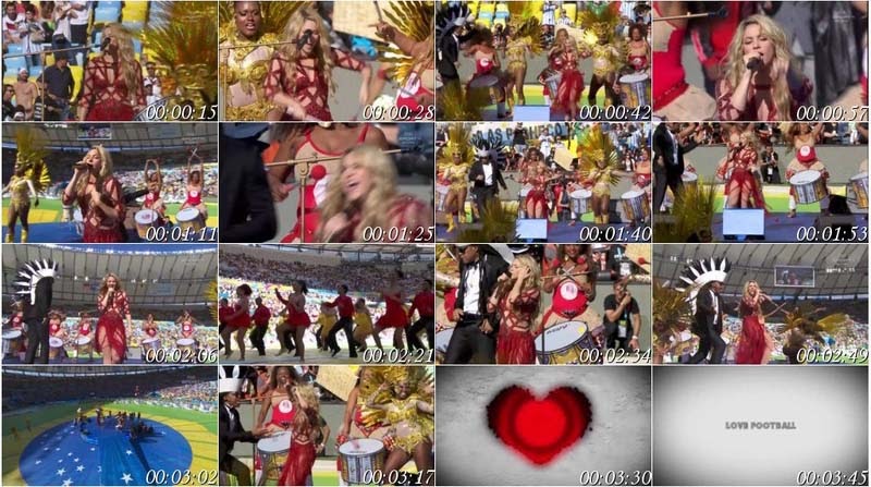 Rockstar La La La Shakira Dare Closing Ceremony Fifa World Cup 2014 Hd