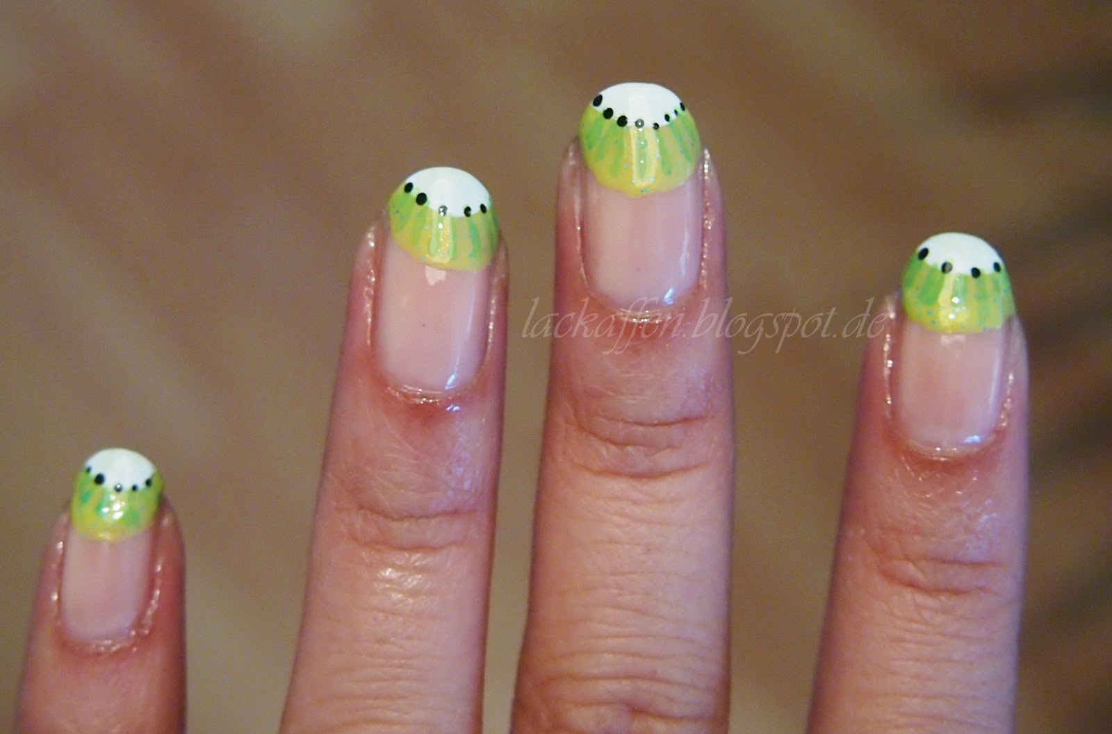 Lackaffen Nail Design Kiwi Nails