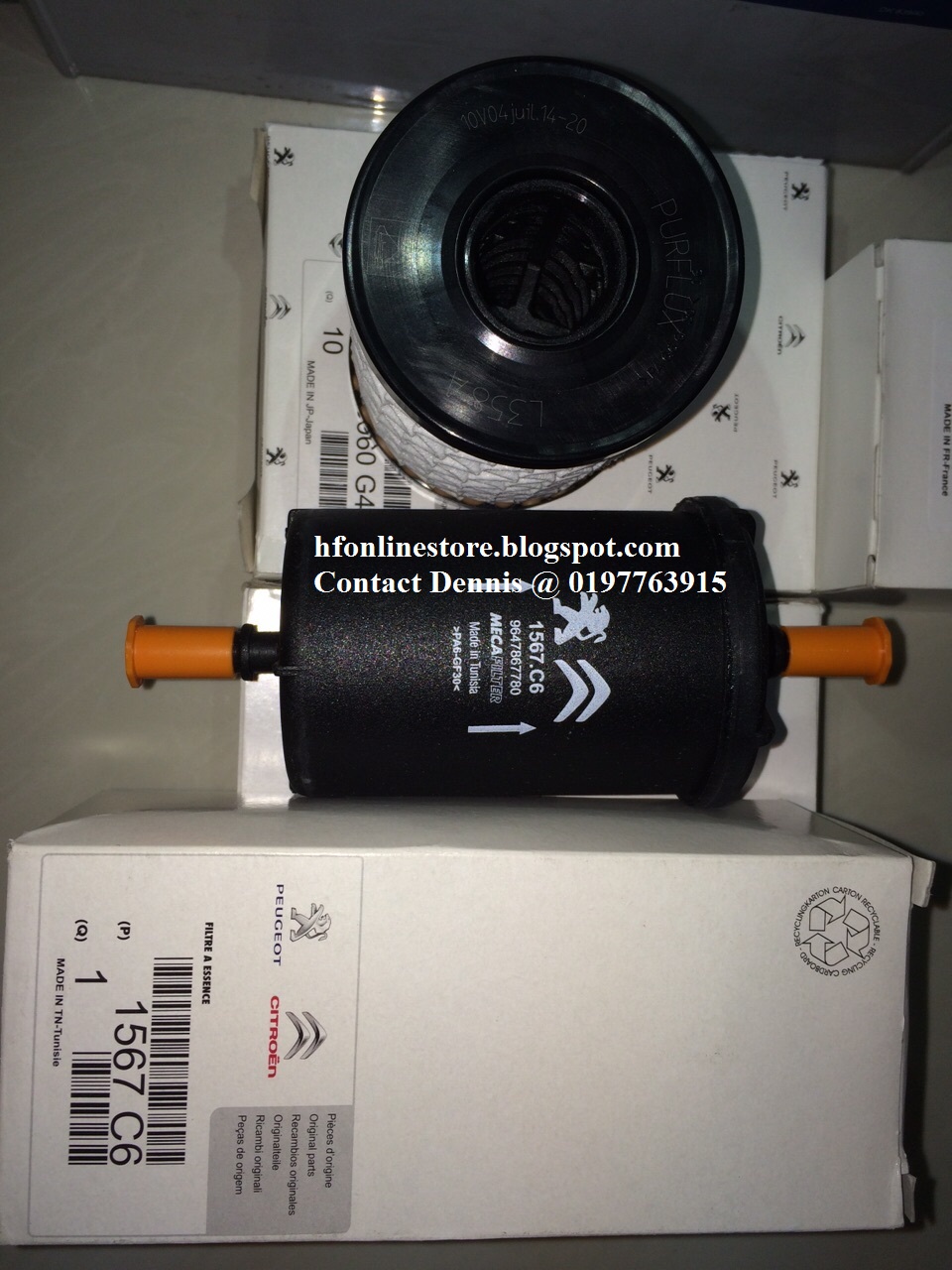 Hopez Online Store Peugeot 207, 208, 308, 3008, 407, 408 Fuel Filter