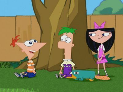 Lesbian Phineas and Ferb porn with cute.