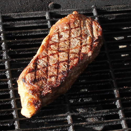 Cookistry Whole Foods Friday Grilled Strip Steaks and Mango Salsa