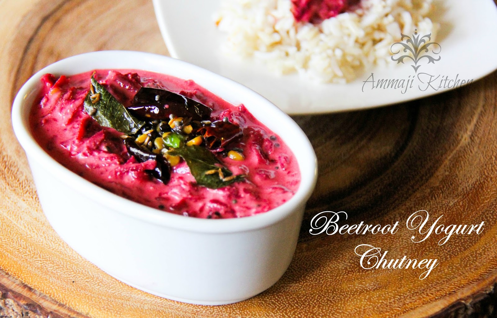 Beetroot Yogurt Chutney Indian Food Recipes Ammaji Kitchen