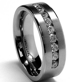 Mens Titanium Wedding Band