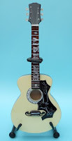miniature guitar elvis presley white