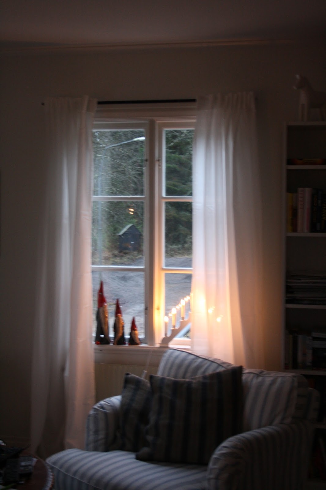 Huset på berget: gardiner......