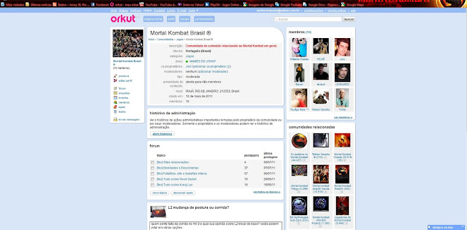 Participe da comunidade no Orkut