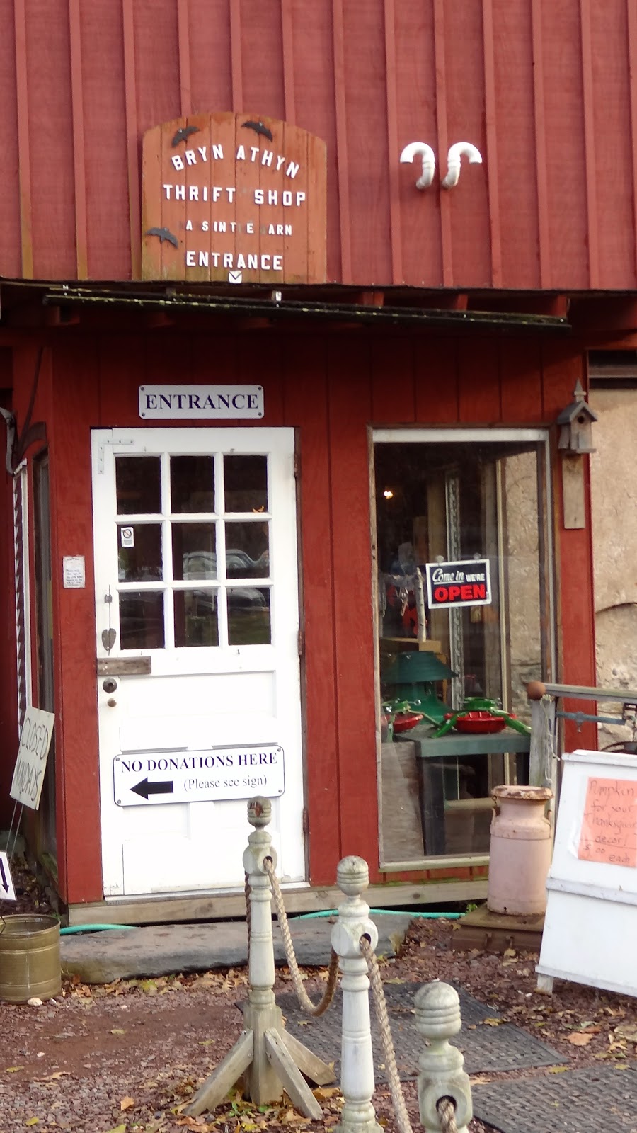 BATS in the Barn The Bryn Athyn Thrift Shop