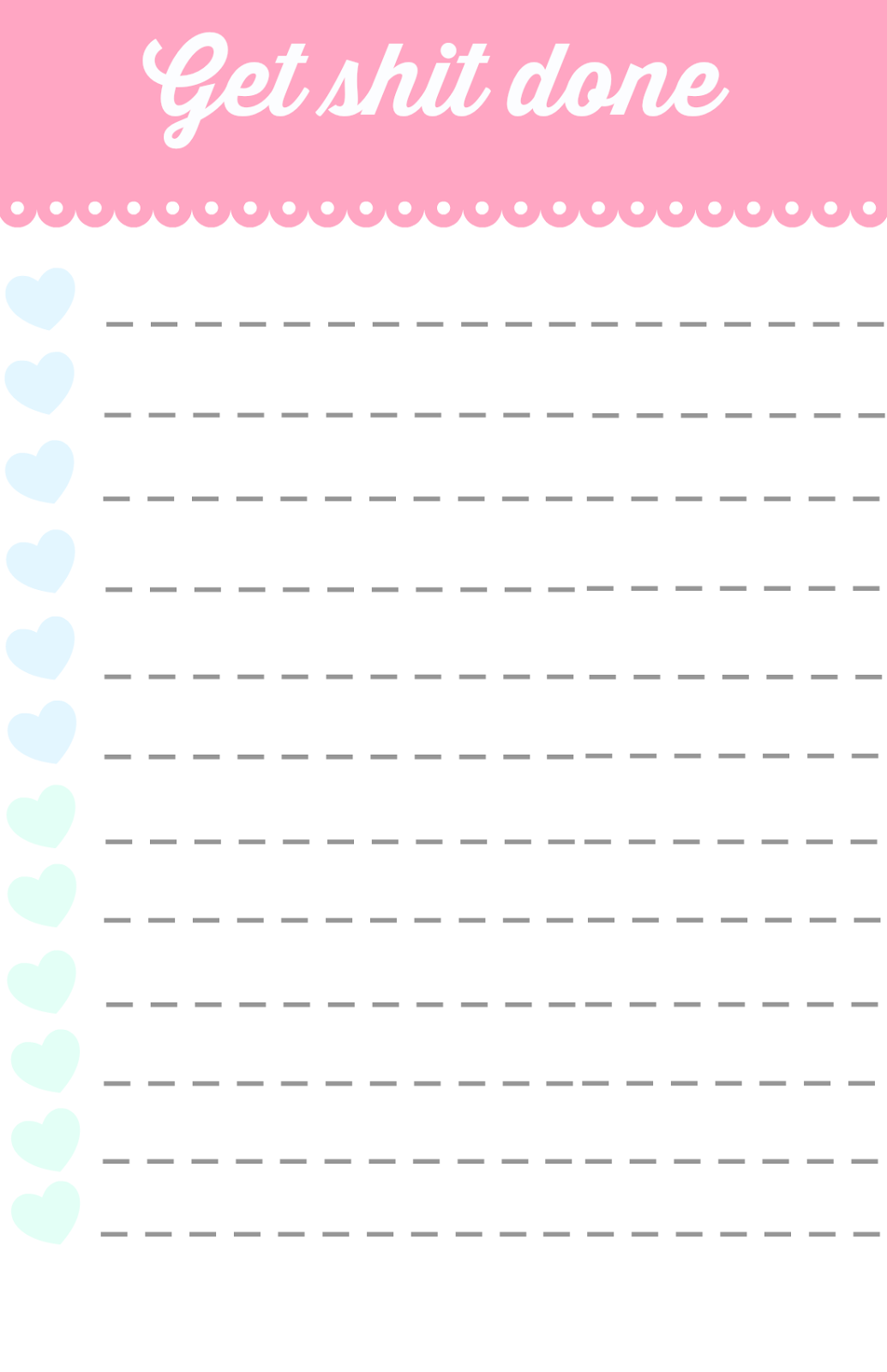 cute lists