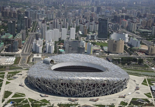 Amazing Beijing Birds Nest Stadium in China_MyClipta