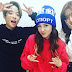 f(x)'s Amber and Luna posed for a cute picture with 2ne1's Dara