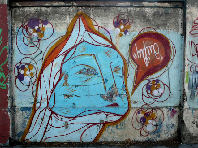 graffiti arte callejero de la calle exposición en santiago de chile